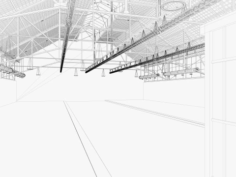 Exhibition Hall 42 3D Model