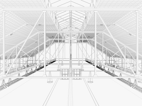 Exhibition Hall 42 Modèle 3D