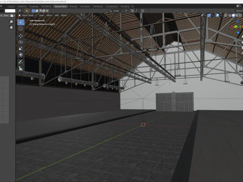 Exhibition Hall 42 3D Model