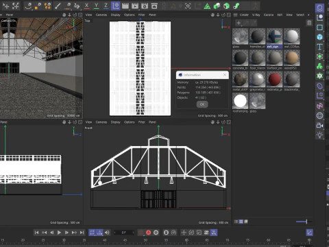 Exhibition Hall 42 3D Model