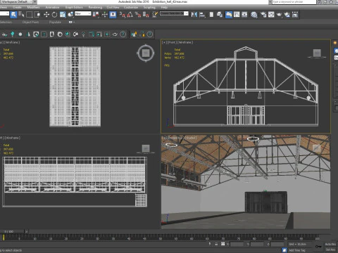 Exhibition Hall 42 3D Model