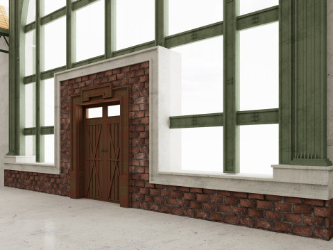 Warehouse Loft interior 3 3D Model