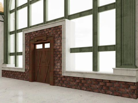 Wnętrze loftu magazynowego 3 Model 3D