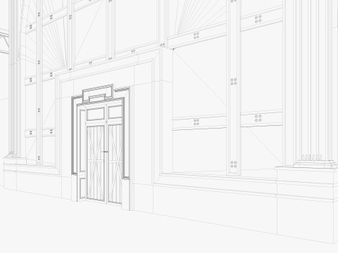 Warehouse Loft interior 3 3D Model