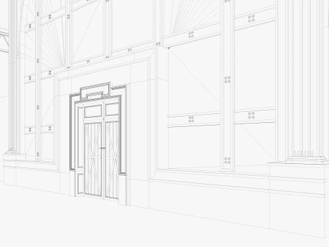 Wnętrze loftu magazynowego 3 Model 3D