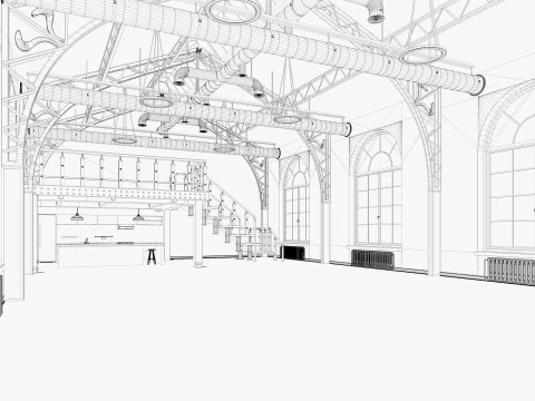 Loft interior 10 3D Model