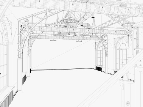 Loft interior 10 Model 3D