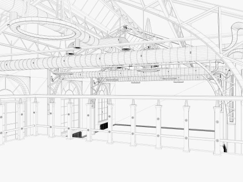 Loft interior 10 3D Model