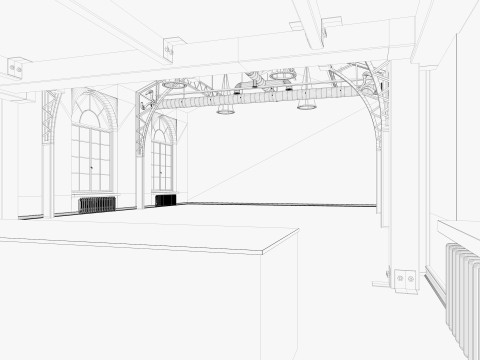 Loft interior 10 Model 3D