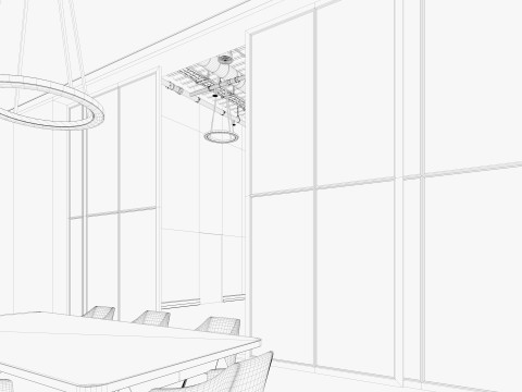 Loft Office interior 18 Model 3D
