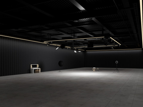 Hangar Photo Studio interior scene Modello 3D