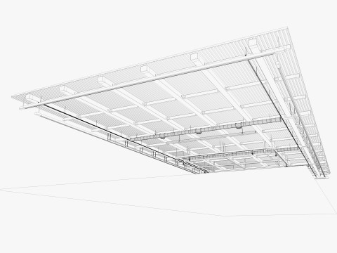 천장 환기 파이프 20 3D 모델