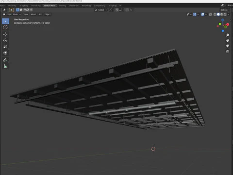Tubi di ventilazione a soffitto 20 Modello 3D