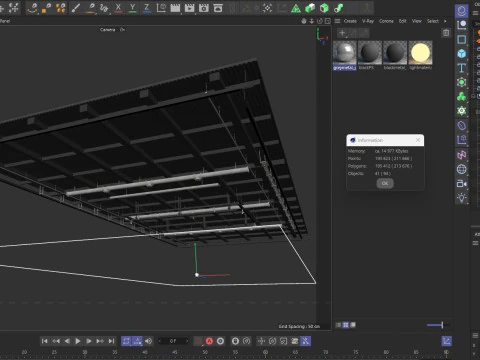 Tubi di ventilazione a soffitto 20 Modello 3D