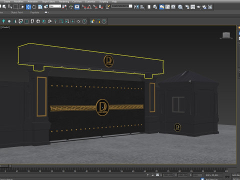 Ana Site Giriş Kapısı Kapı 2 3D Model