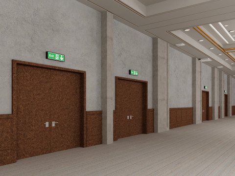 Sala balowa w centrum kongresowym Model 3D