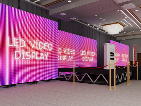 Sala balowa w centrum kongresowym Model 3D