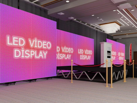 Convention Center Suite Ballroom 3D Model