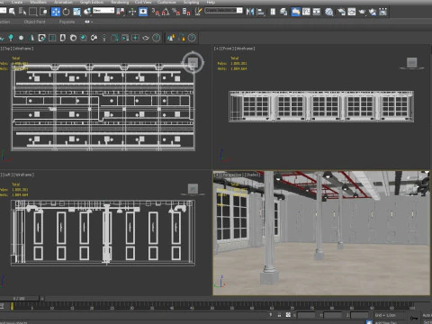 Loft Office interior 19 3D Model