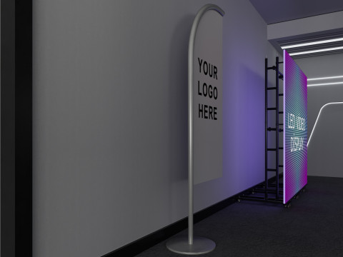 Convention Center Event Space 3D Model