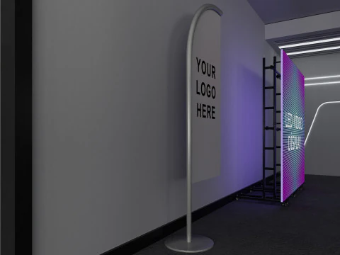 Convention Center Event Space 3D Model