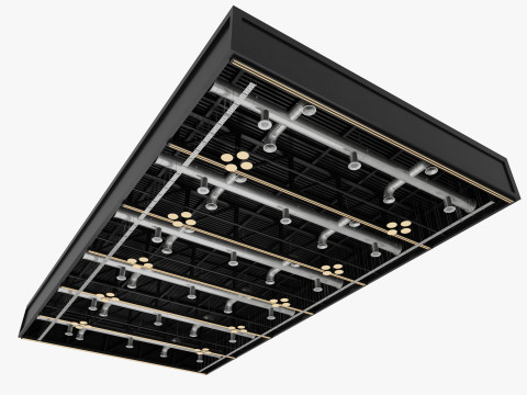 Tuyaux de ventilation au plafond 22 Modèle 3D