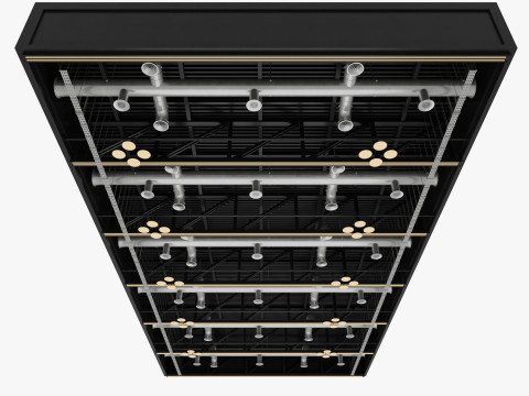 Ceiling Ventilation Pipes 22 3D Model