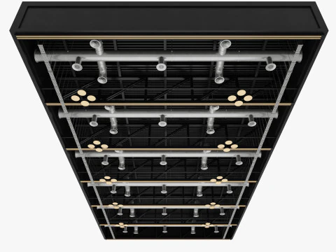 Ceiling Ventilation Pipes 22 3D Model