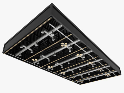 Ceiling Ventilation Pipes 22 3D Model