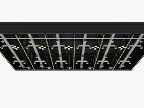 Ceiling Ventilation Pipes 22 3D Model