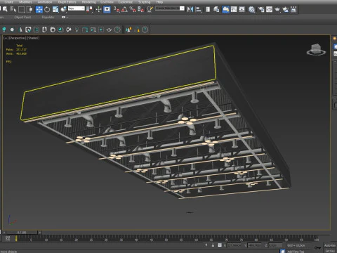 Ceiling Ventilation Pipes 22 3D Model