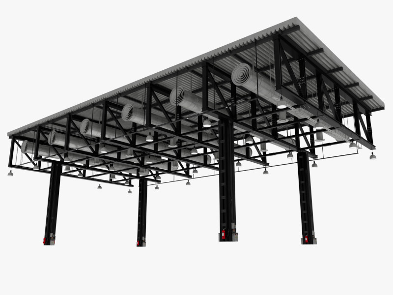 छत वेंटिलेशन पाइप 23 3D मॉडल .c4d .max .obj .3ds .fbx .stl .blend 