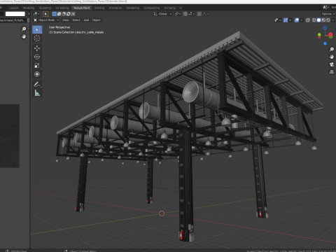 छत वेंटिलेशन पाइप 23 3D मॉडल