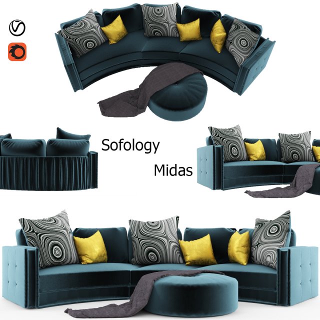 sofalogy 3Dモデル .c4d .max .obj .3ds .fbx .stl .blend 