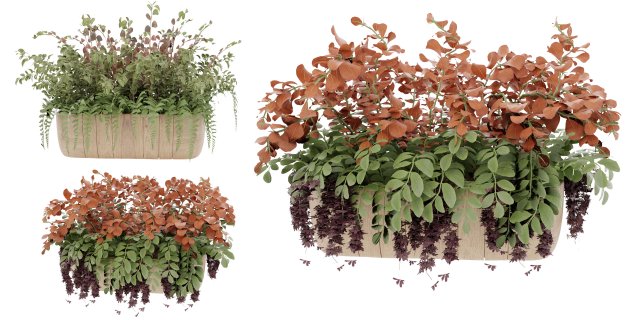 Collection Plant Vol 24 3D Modell .c4d .max .obj .3ds .fbx .stl .blend