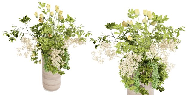 Collection Plant Vol 49 - Blender Model Modello 3D .c4d .max .obj .3ds .fbx .stl .blend 