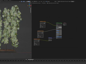 Collection Plant Vol 62 - Blender Model 3D Model