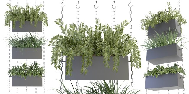 Collection Plant Vol 85 - Blemder Model Modèle 3D .c4d .max .obj .3ds .fbx .stl .blend 
