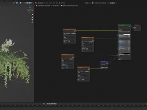 Collection Plant Vol 90 - Blender Model Model 3D