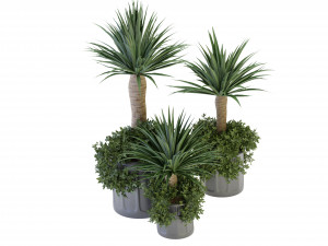 Collection Plant Vol 108 - Blender Model Model 3D