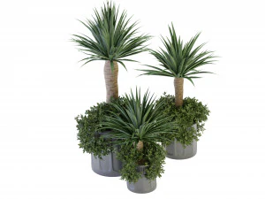 Collection Plant Vol 108 - Blender Model 3D Model