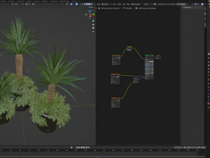 Collection Plant Vol 108 - Blender Model 3D Model