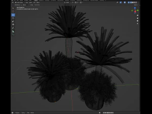 Collection Plant Vol 108 - Blender Model 3D Model