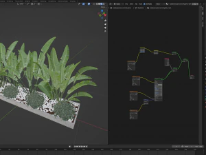 Collection Plant Vol 109 - Blender Model 3D Model