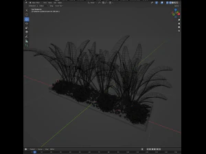 Collection Plant Vol 109 - Blender Model 3D Model