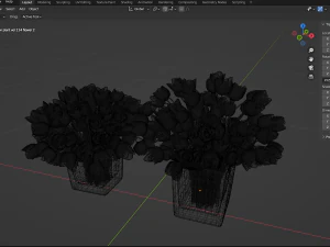 Collection Plant Vol 114 - Blender Model 3D Model