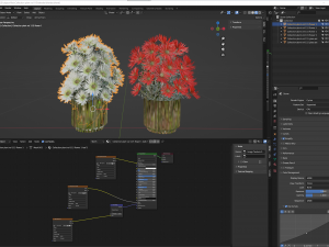 Collection Plant Vol 115 - Blender Model Model 3D