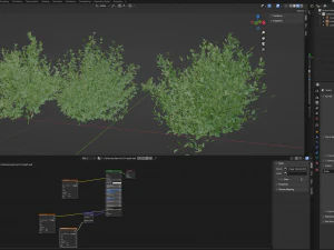 Collection Plant Vol 124 - Blender Model 3D Model