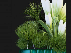 Collection Plant Vol 129 - Blender Model 3D Model