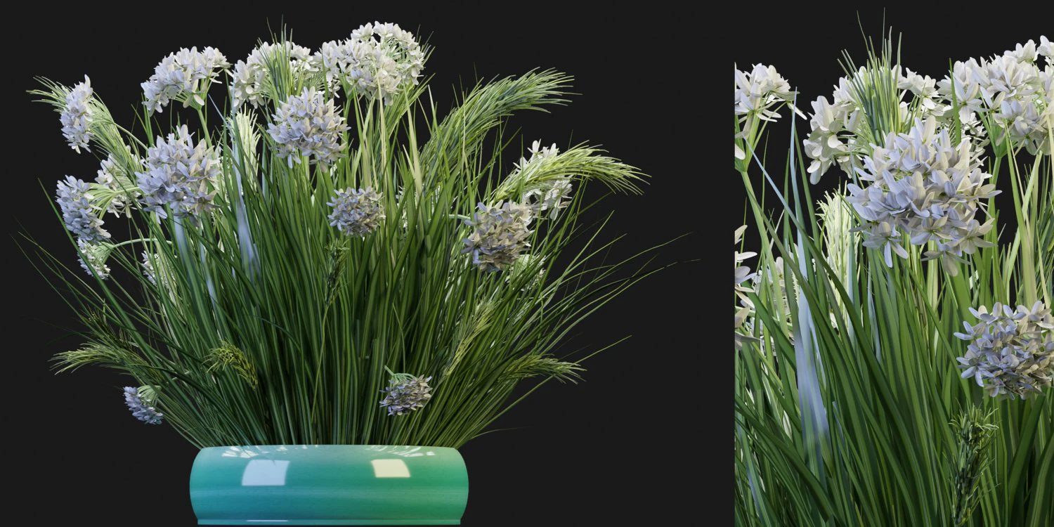 Collection Plant Vol 138 - Blender Model 3D Model .c4d .max .obj .3ds .fbx .stl .blend 